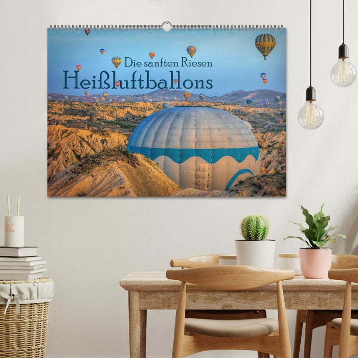 Heißluftballons Die sanften Riesen (CALVENDO Wandkalender 2026)