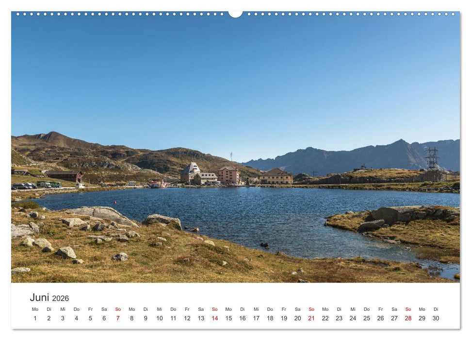 Schweizer Alpenpässe (CALVENDO Wandkalender 2026)