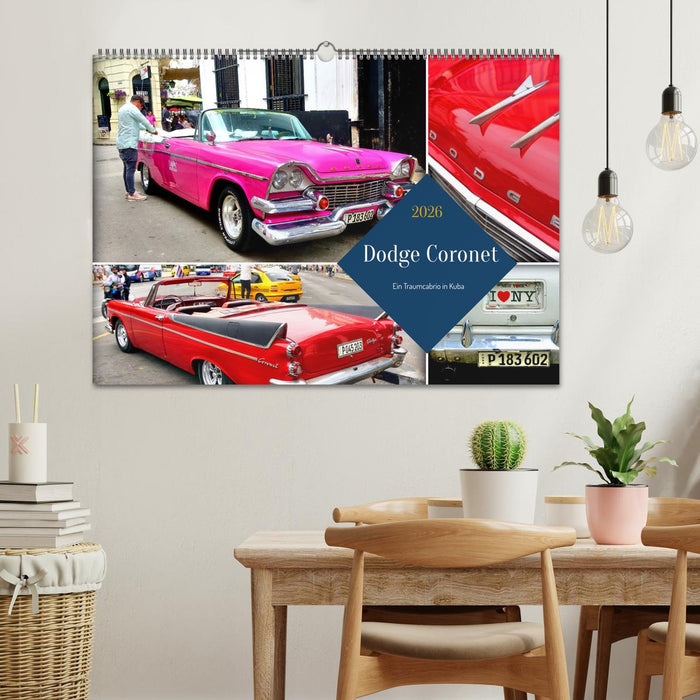 Dodge Coronet - Ein Traumcabrio in Kuba (CALVENDO Wandkalender 2026)
