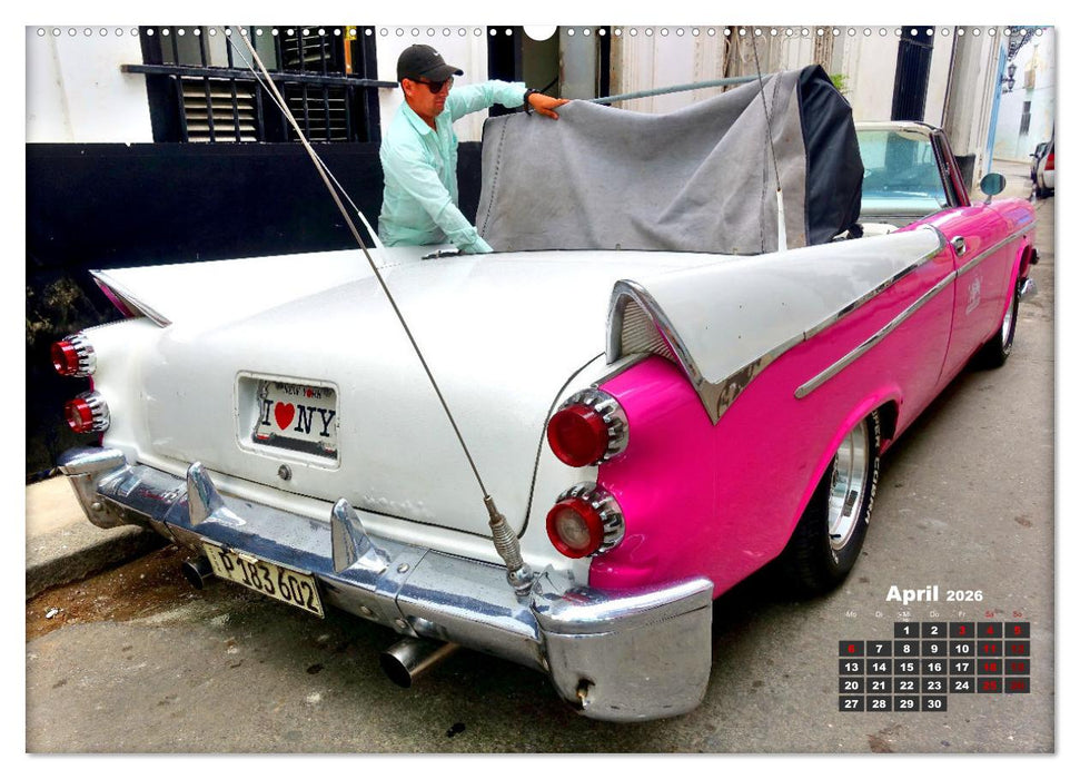Dodge Coronet - Ein Traumcabrio in Kuba (CALVENDO Wandkalender 2026)