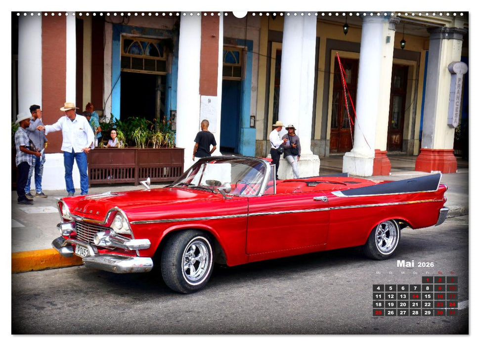 Dodge Coronet - Ein Traumcabrio in Kuba (CALVENDO Wandkalender 2026)