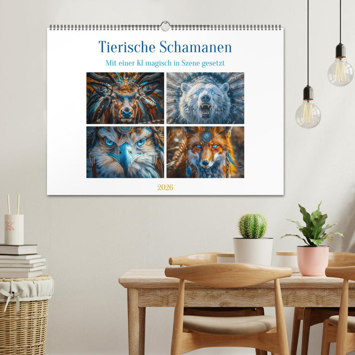 Tierische Schamanen (CALVENDO Wandkalender 2026)