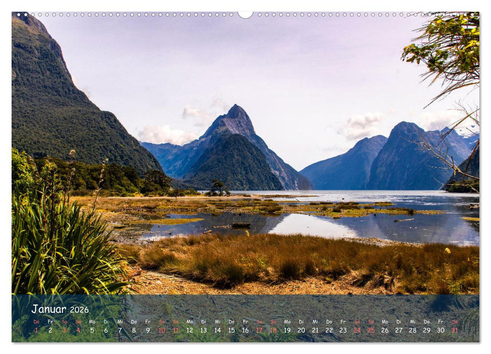 Magische Orte: Neuseeland (CALVENDO Premium Wandkalender 2026)
