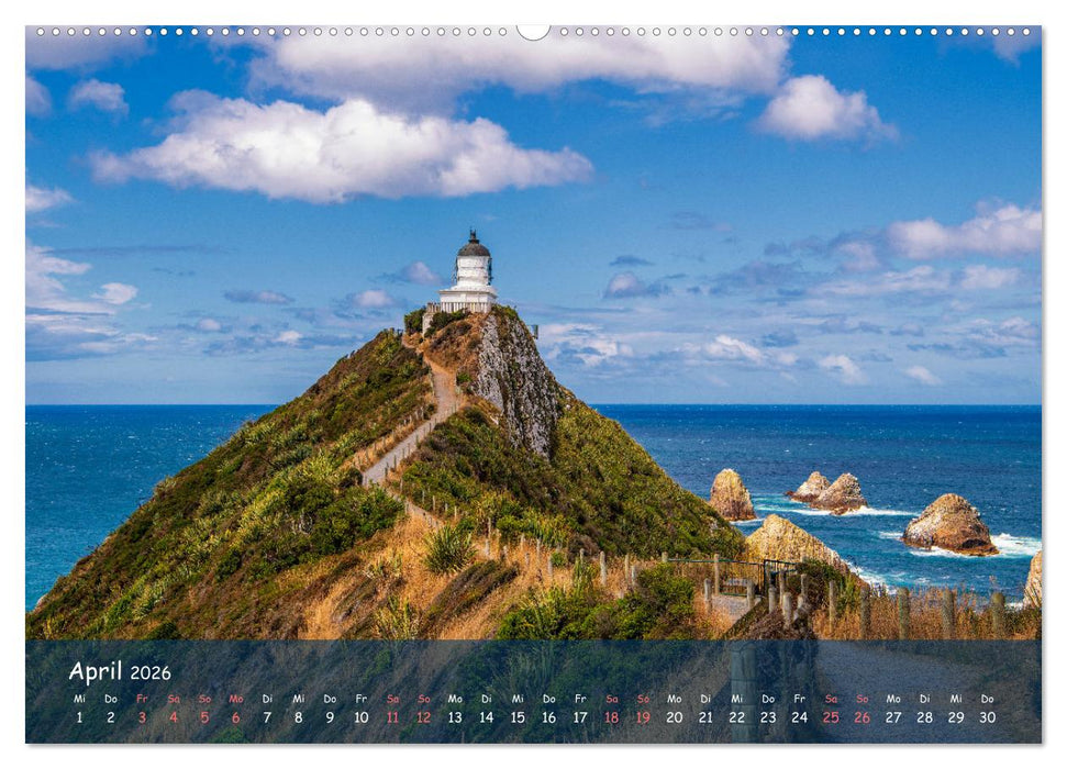 Magische Orte: Neuseeland (CALVENDO Premium Wandkalender 2026)