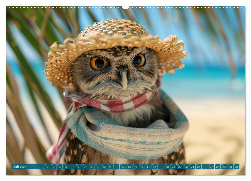 Eulen-Style. Noble Trendsetter (CALVENDO Premium Wandkalender 2026)