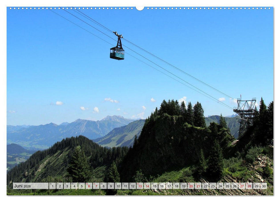 Bergbahnen in den Alpen (CALVENDO Premium Wandkalender 2026)
