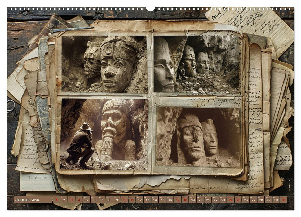 Verloren geglaubte Archäologie (CALVENDO Wandkalender 2026)
