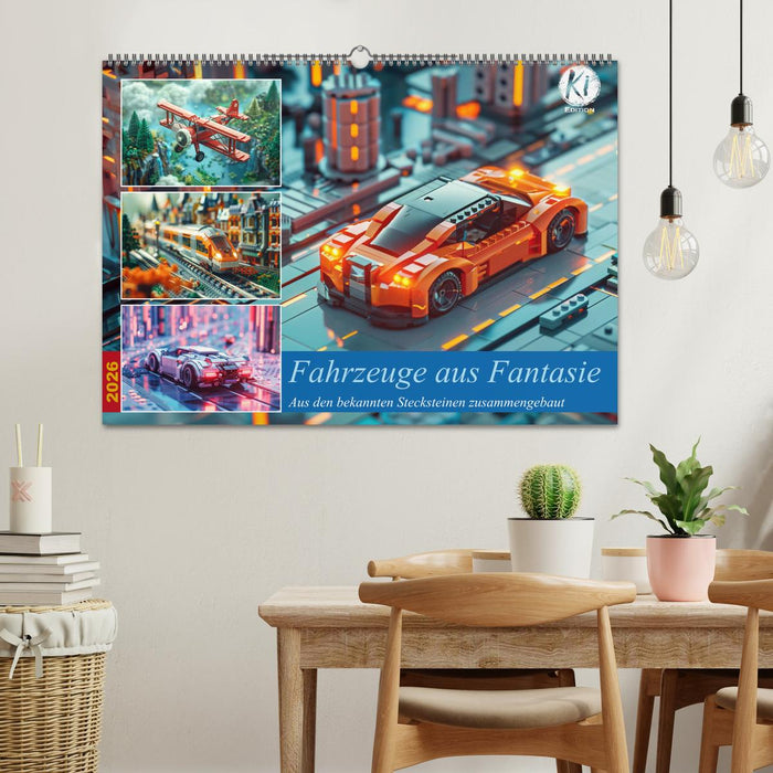 Fahrzeuge aus Fantasie (CALVENDO Wandkalender 2026)