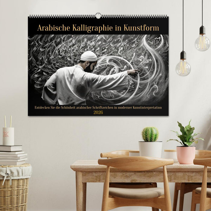 Arabische Kalligraphie in Kunstform (CALVENDO Wandkalender 2026)