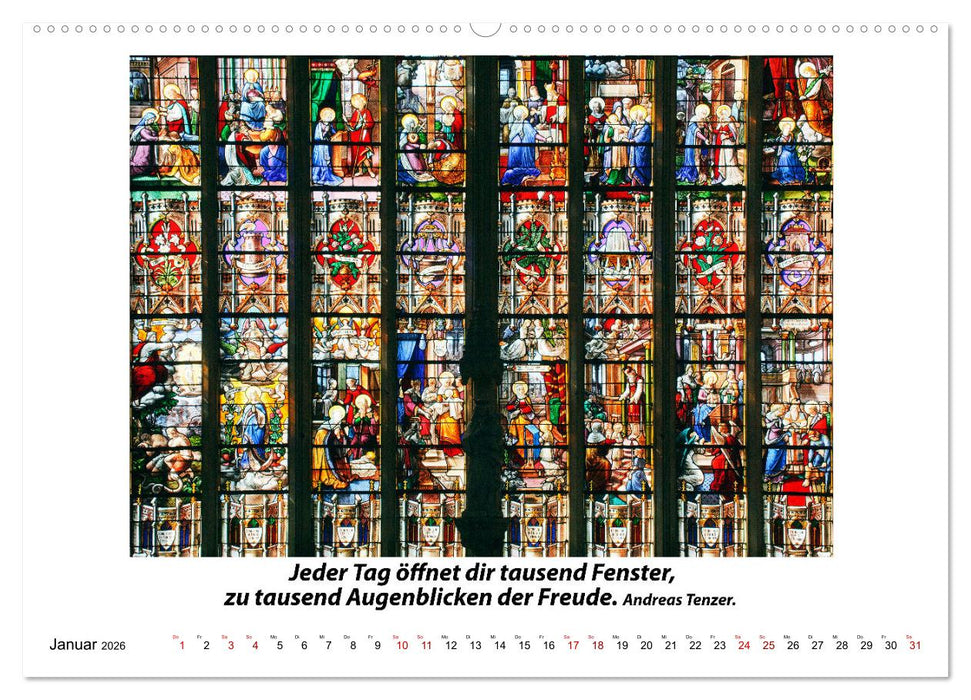 Fenster Gedanken (CALVENDO Wandkalender 2026)