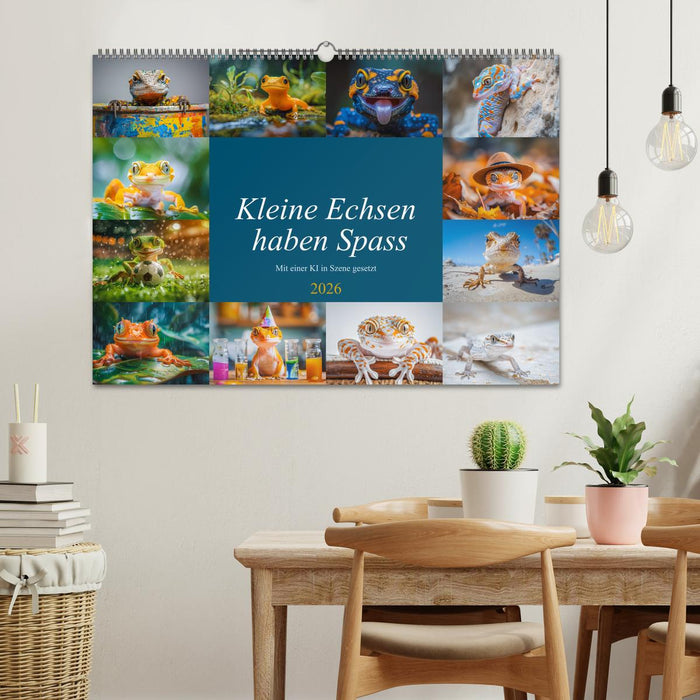 Kleine Echsen haben Spass (CALVENDO Wandkalender 2026)