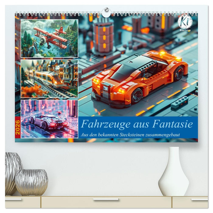 Fahrzeuge aus Fantasie (CALVENDO Premium Wandkalender 2026)