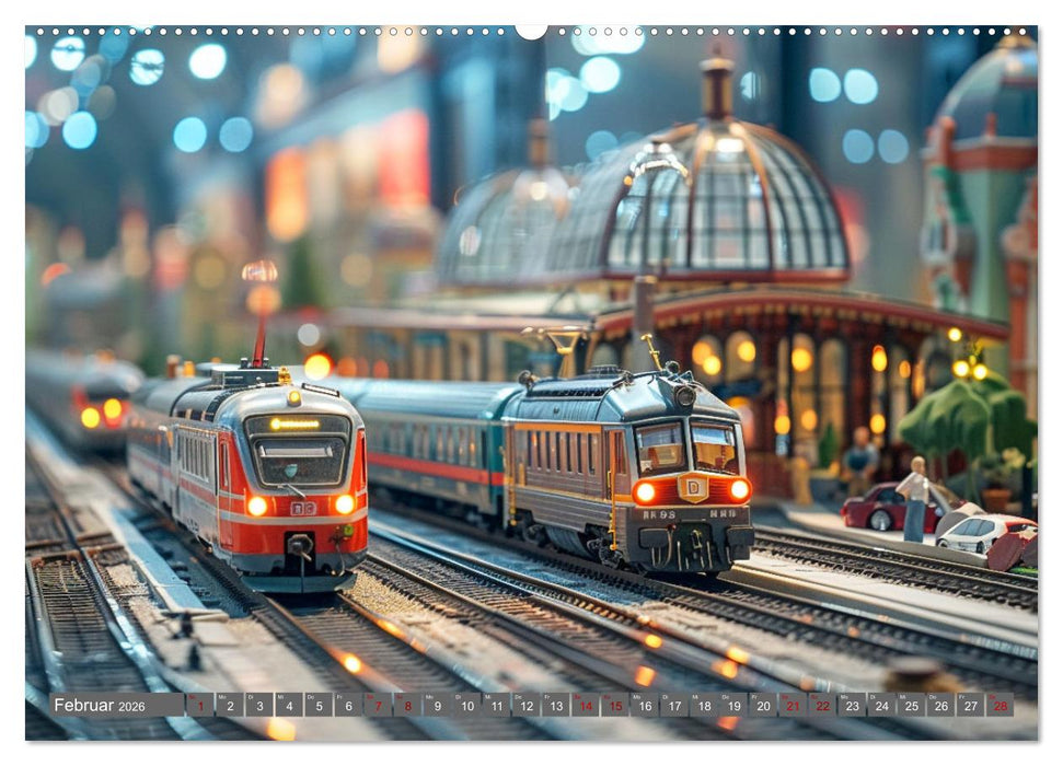 Modelleisenbahnen sind cool (CALVENDO Premium Wandkalender 2026)