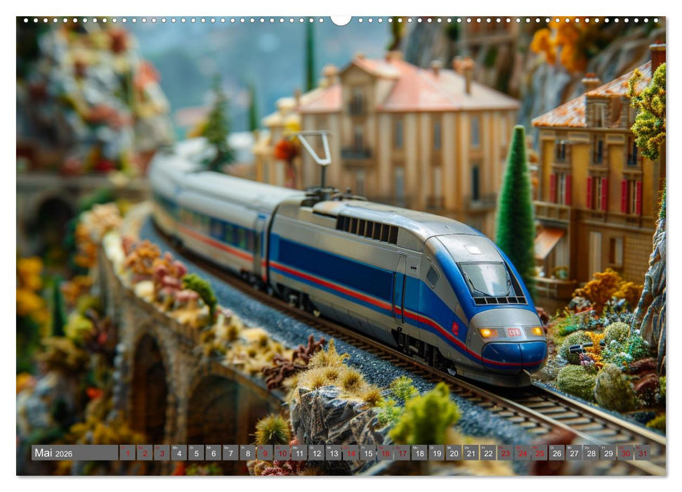 Modelleisenbahnen sind cool (CALVENDO Premium Wandkalender 2026)