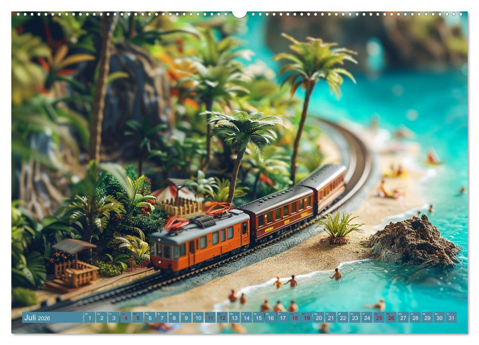 Modelleisenbahnen sind cool (CALVENDO Premium Wandkalender 2026)