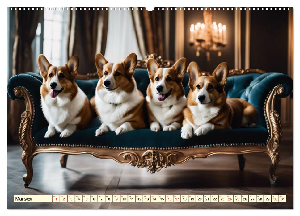 Welsh Corgi Pembroke (CALVENDO Wandkalender 2026)