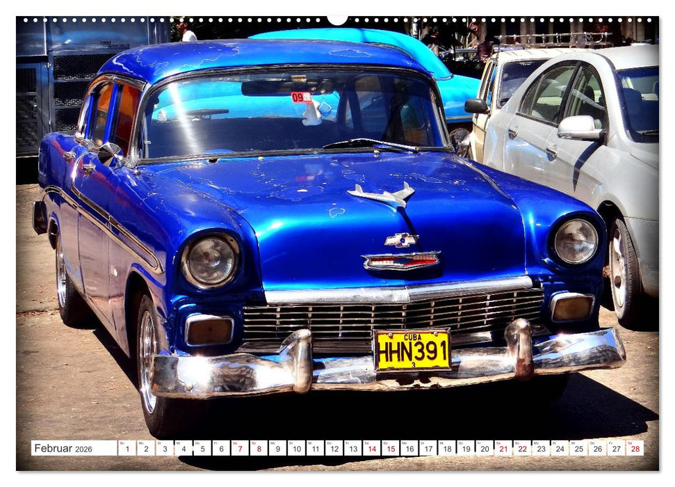 CHEVY '55 - Ein US-Oldtimer in Kuba (CALVENDO Wandkalender 2026)
