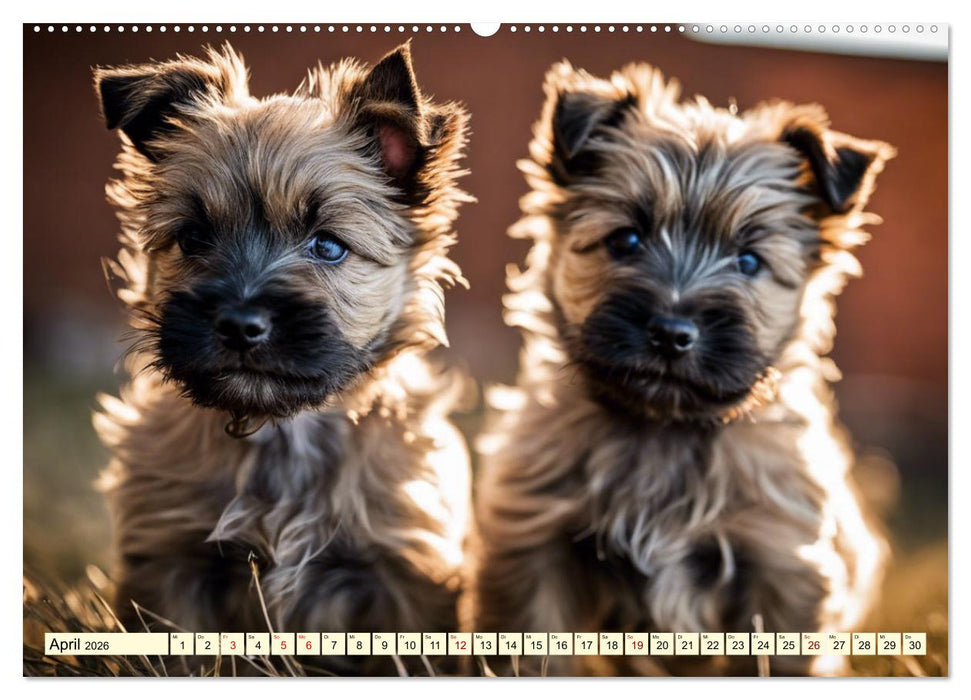 Cairn Terrier - lustiges Raubein aus Schottland (CALVENDO Premium Wandkalender 2026)