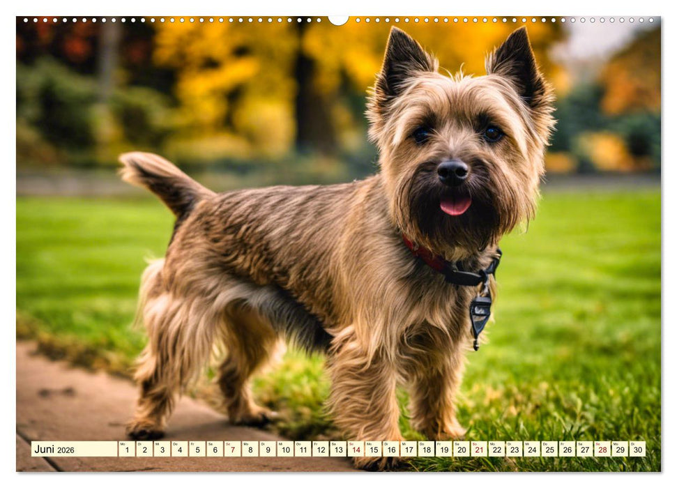Cairn Terrier - lustiges Raubein aus Schottland (CALVENDO Premium Wandkalender 2026)