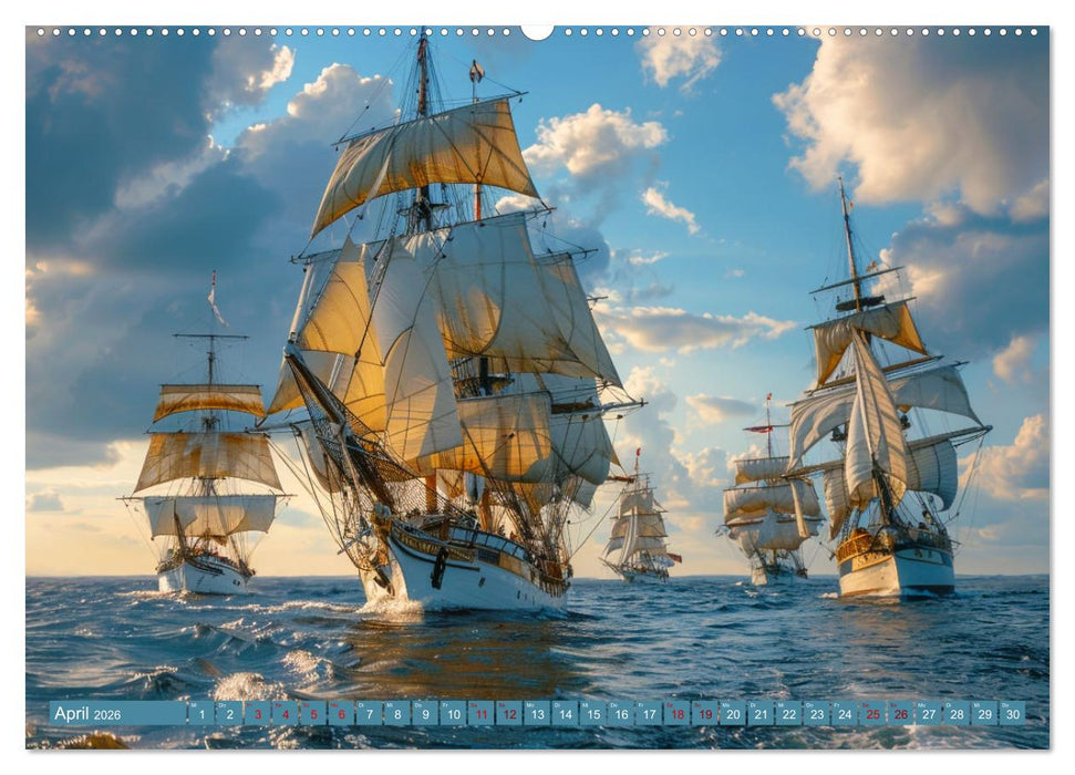 Mit den Träumen segeln (CALVENDO Wandkalender 2026)