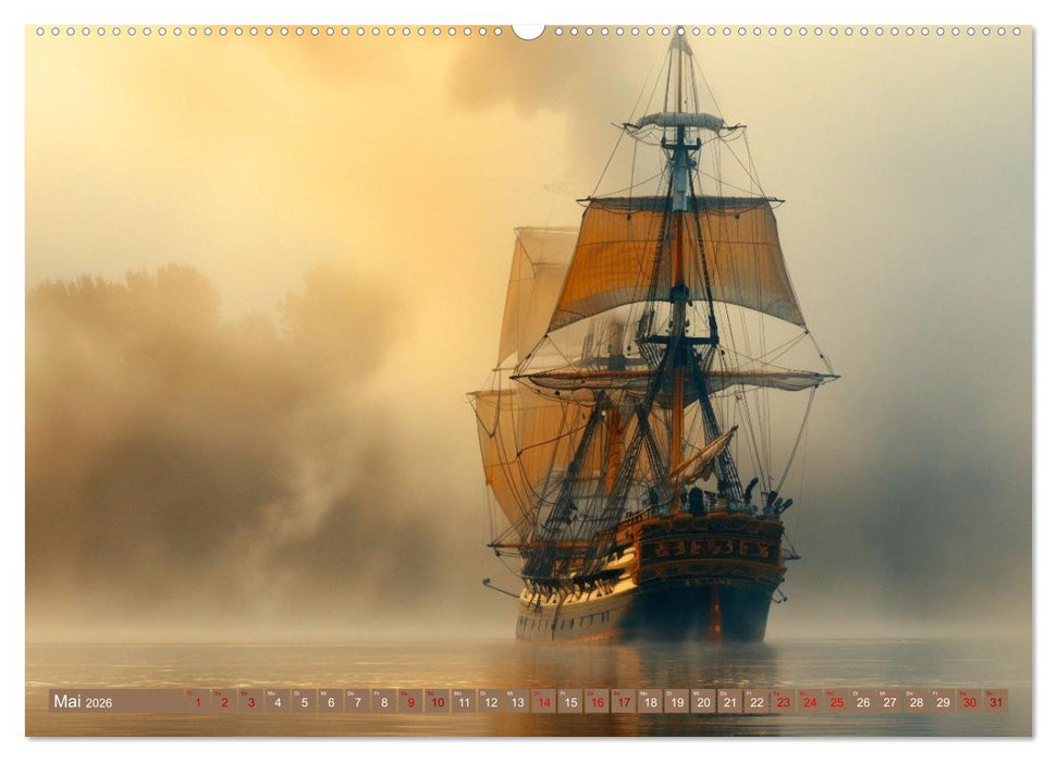 Mit den Träumen segeln (CALVENDO Wandkalender 2026)