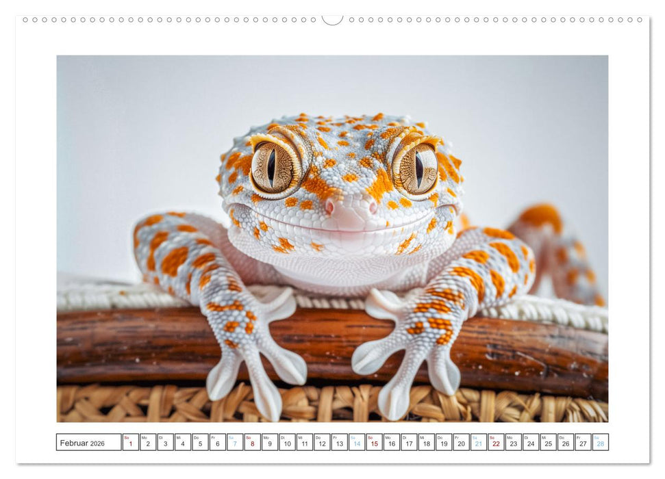 Kleine Echsen haben Spass (CALVENDO Premium Wandkalender 2026)