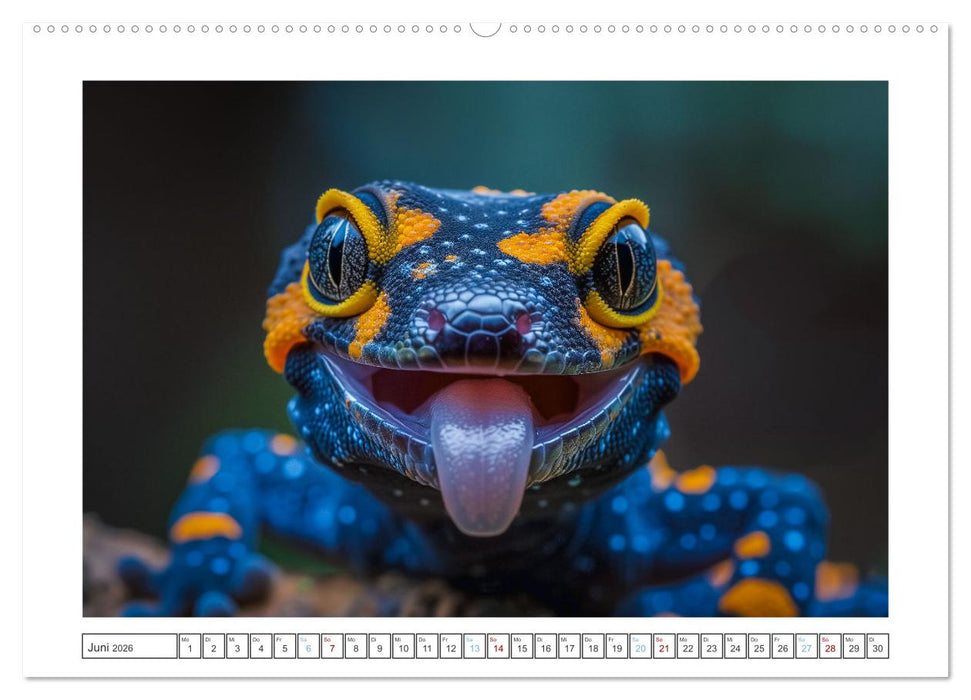 Kleine Echsen haben Spass (CALVENDO Premium Wandkalender 2026)