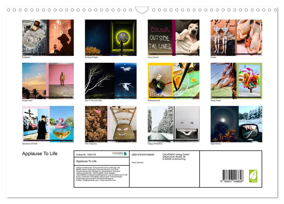 Applause To Life (CALVENDO Wandkalender 2026)
