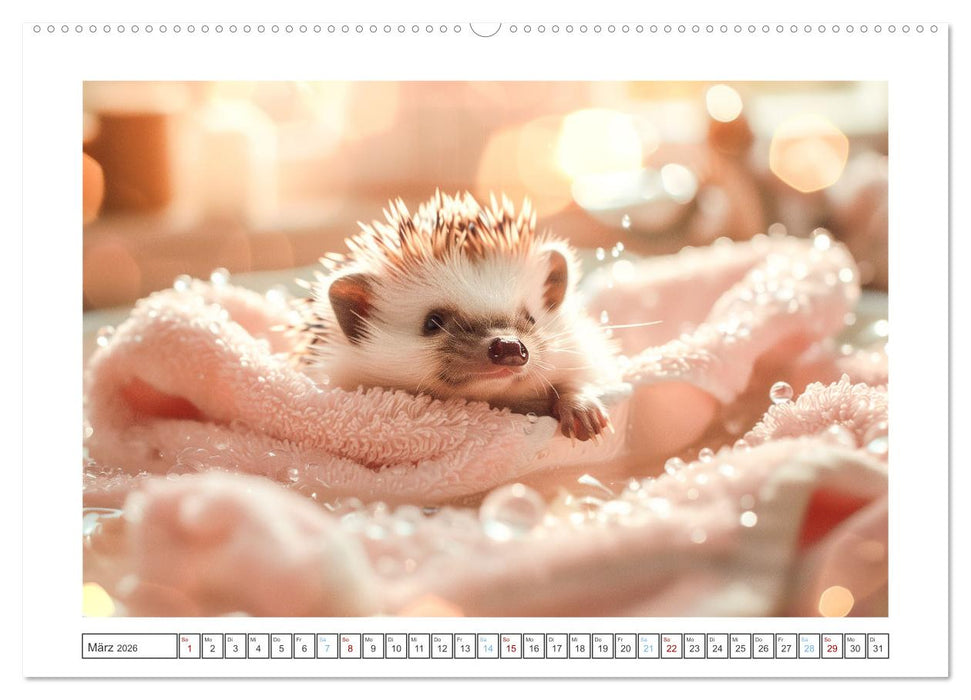 Lustige Igel (CALVENDO Wandkalender 2026)