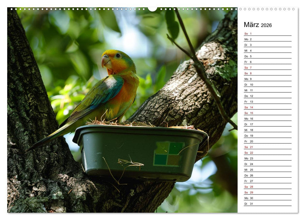 Der Geocaching Found it Kalender (CALVENDO Premium Wandkalender 2026)