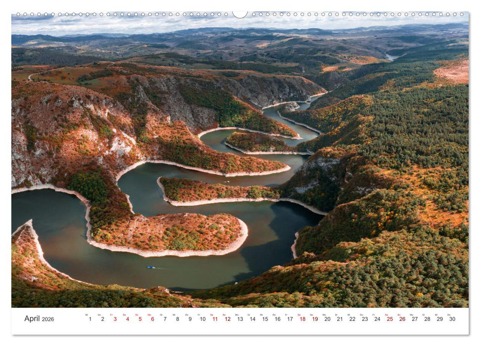 Serbien - Mosaikstein des Balkans (CALVENDO Wandkalender 2026)