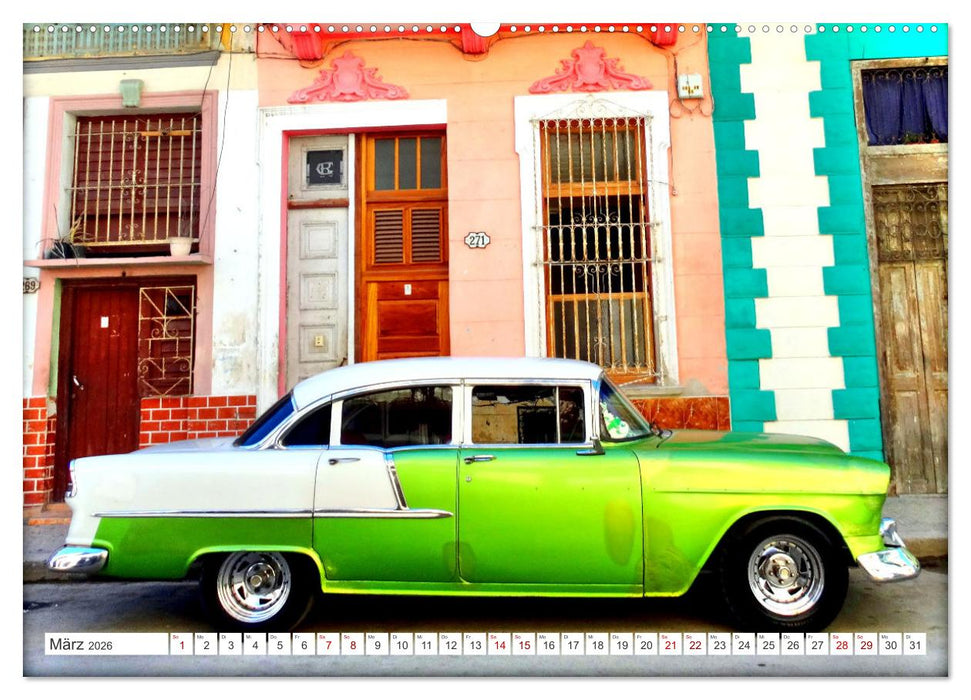 CHEVY '55 - Ein US-Oldtimer in Kuba (CALVENDO Premium Wandkalender 2026)