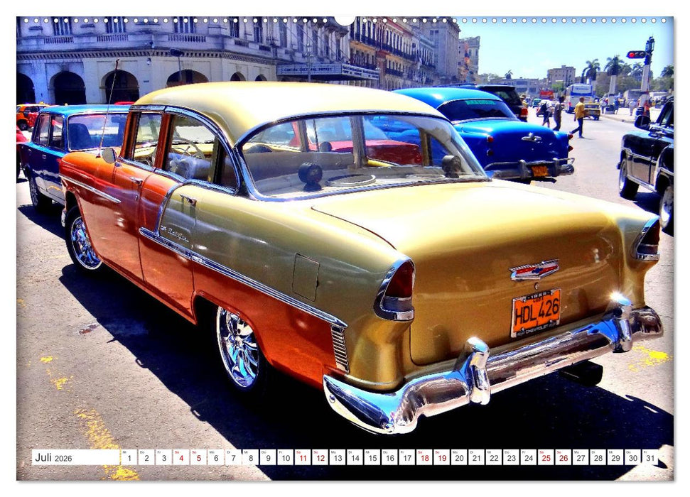CHEVY '55 - Ein US-Oldtimer in Kuba (CALVENDO Premium Wandkalender 2026)