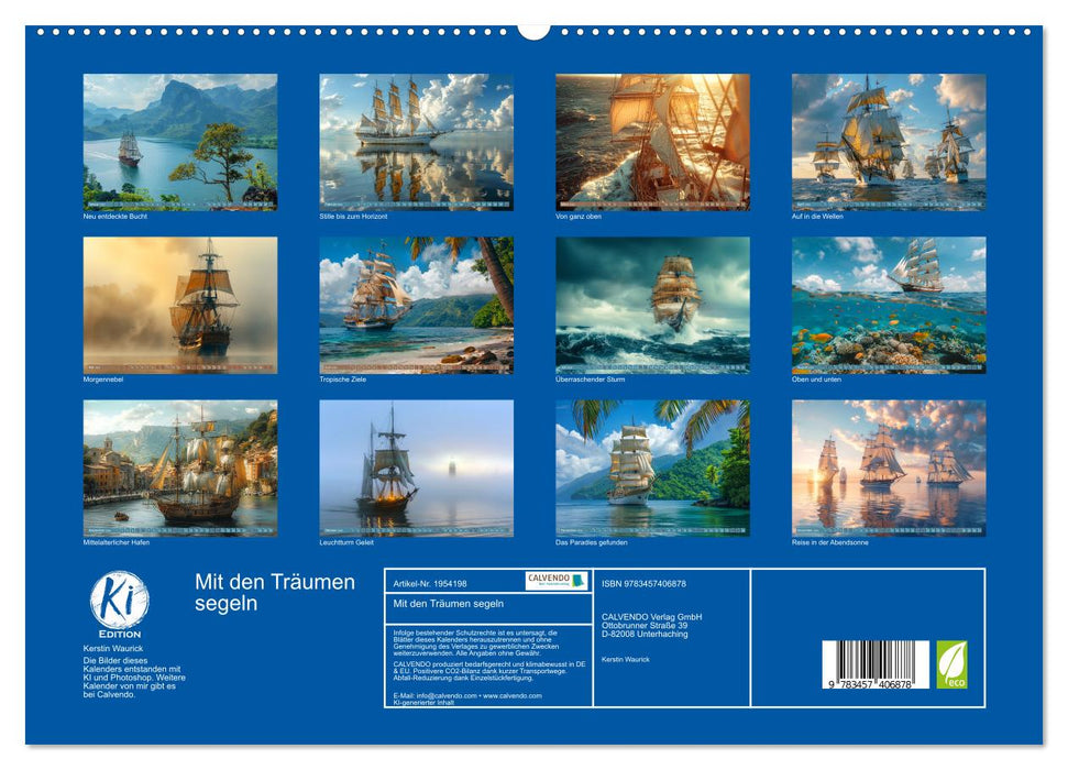 Mit den Träumen segeln (CALVENDO Premium Wandkalender 2026)