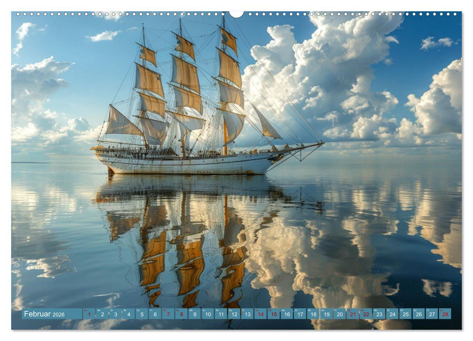 Mit den Träumen segeln (CALVENDO Premium Wandkalender 2026)