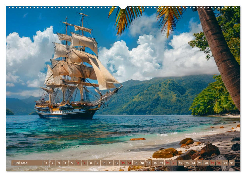 Mit den Träumen segeln (CALVENDO Premium Wandkalender 2026)