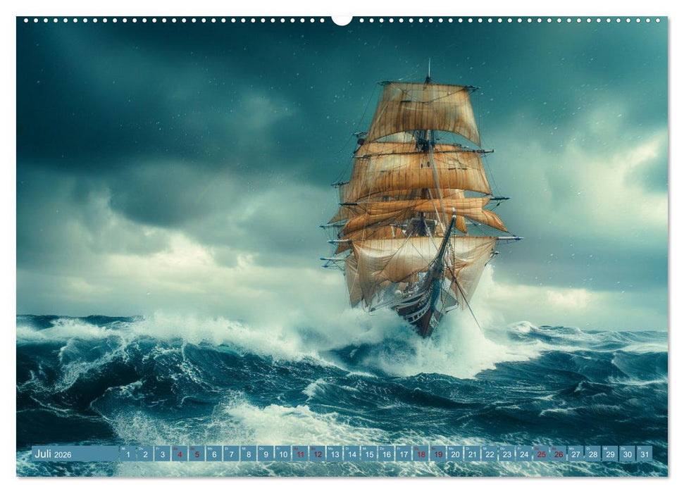 Mit den Träumen segeln (CALVENDO Premium Wandkalender 2026)