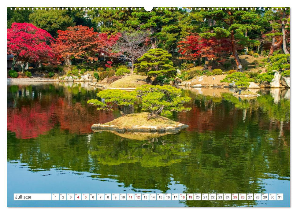 Herbst in Japan (CALVENDO Premium Wandkalender 2026)