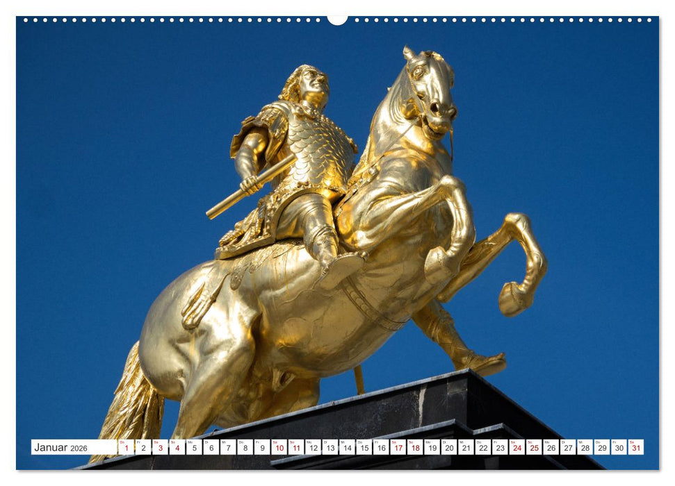 Dresden und Elbsandsteingebirge (CALVENDO Premium Wandkalender 2026)