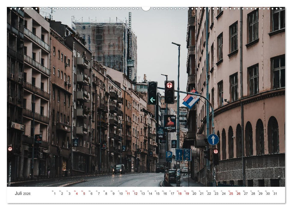 Serbien - Mosaikstein des Balkans (CALVENDO Premium Wandkalender 2026)