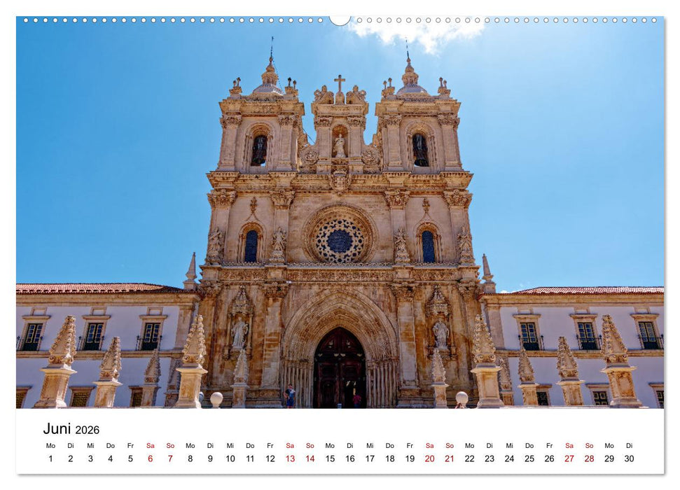 Von Nord nach Süd - Fahrt über Viseu, Coimbra und Nazaré (CALVENDO Wandkalender 2026)