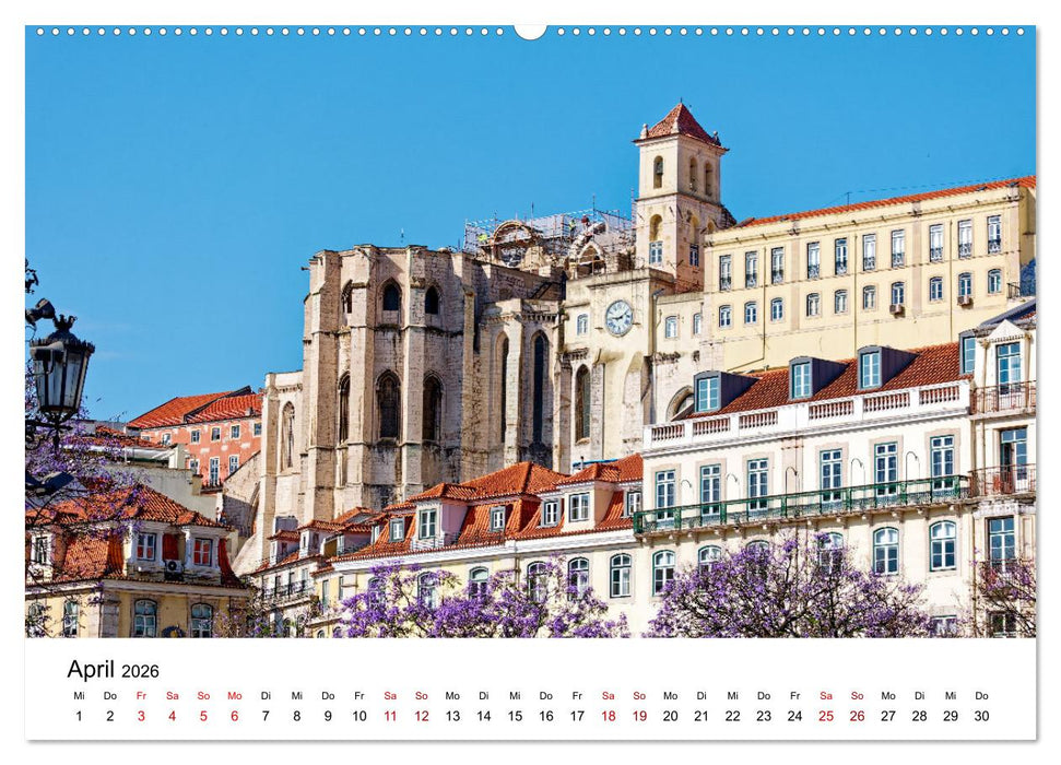 Lissabon und seine Wahrzeichen - Zwischen Tradition und Moderne (CALVENDO Wandkalender 2026)