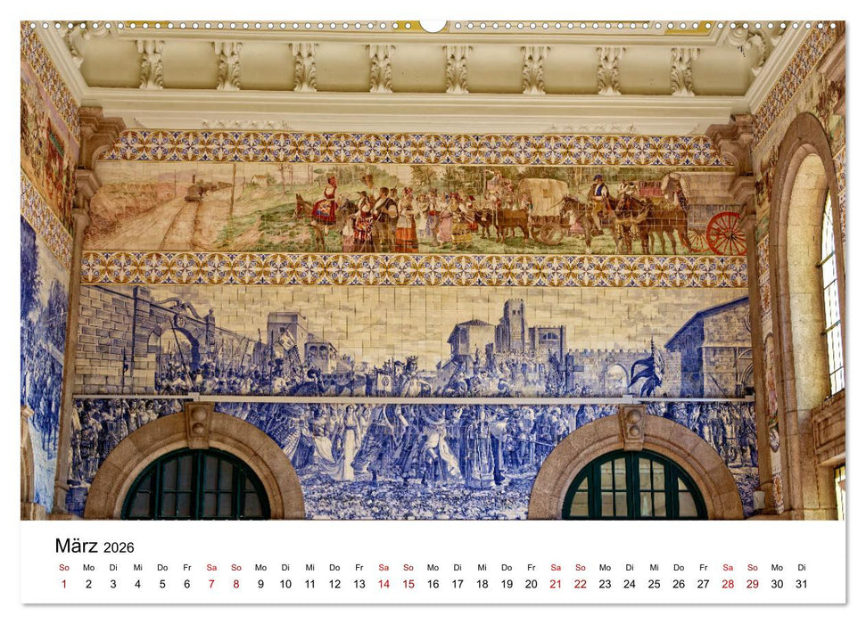 Porto und Gaia - Ausblicke und Einsichten (CALVENDO Wandkalender 2026)