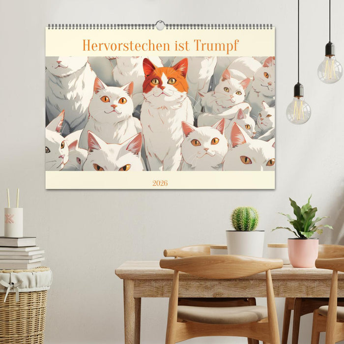 Hervorstechen ist Trumpf (CALVENDO Wandkalender 2026)