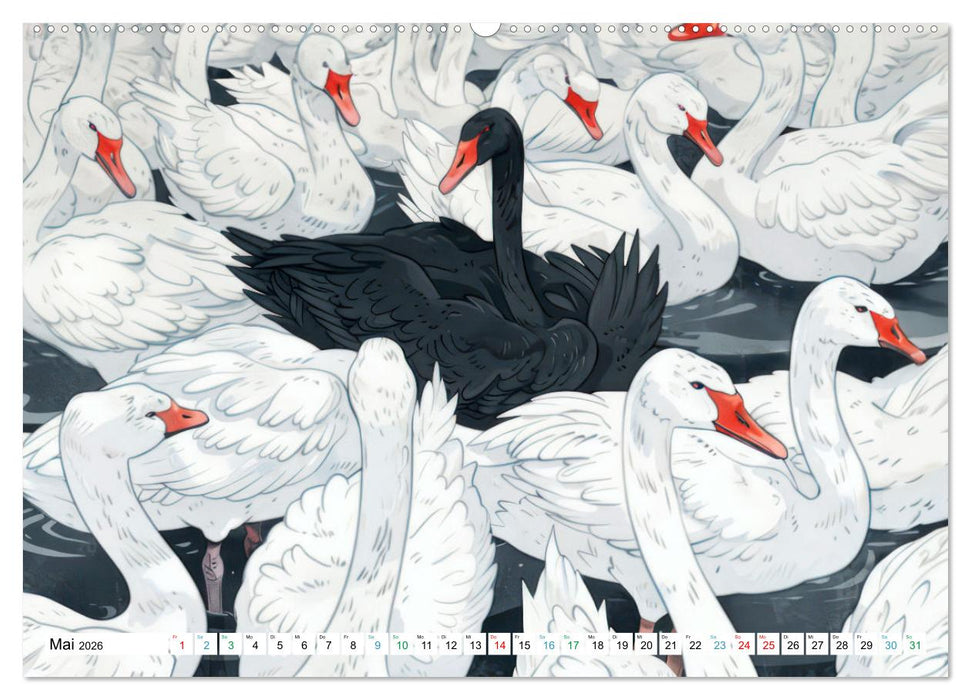 Hervorstechen ist Trumpf (CALVENDO Wandkalender 2026)