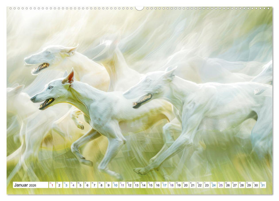 Doppelbelichtung in luftig leichten KI-Bildern (CALVENDO Wandkalender 2026)