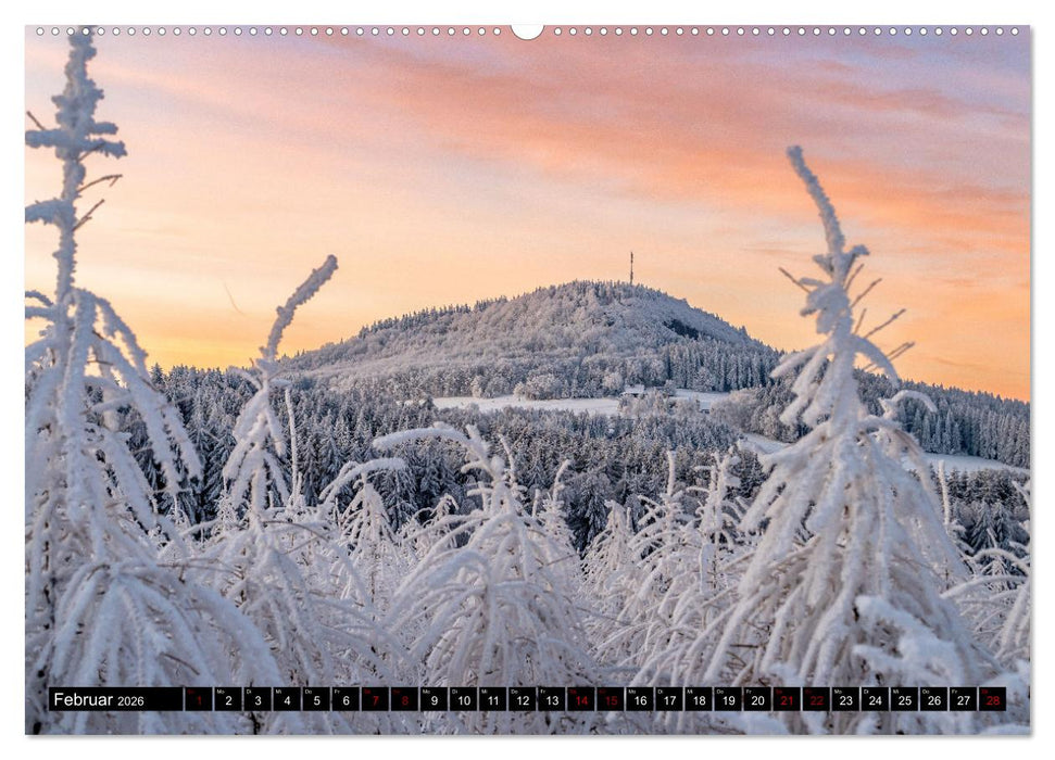 Landschafts-Fotografie Erzgebirge (CALVENDO Premium Wandkalender 2026)