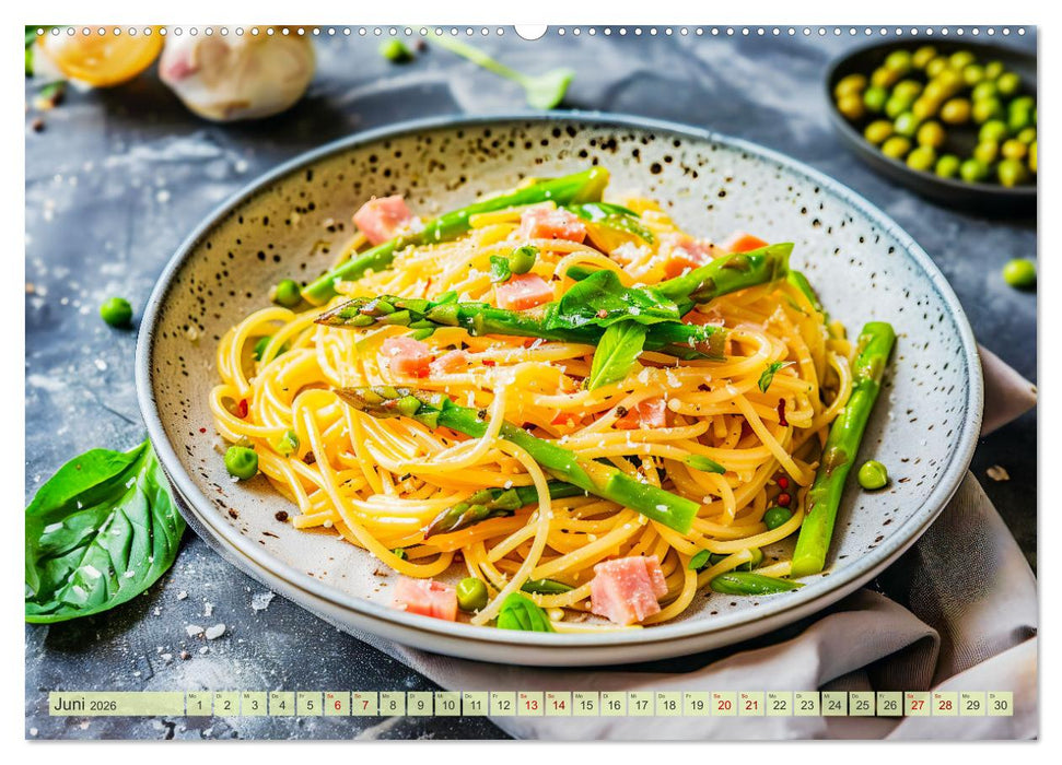 Alles Spargel oder was?! - Gerichte rund um den Spargel (CALVENDO Wandkalender 2026)