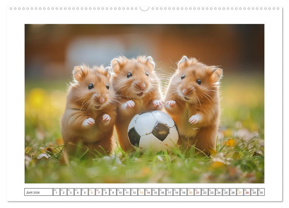 Lustige Hamster (CALVENDO Wandkalender 2026)