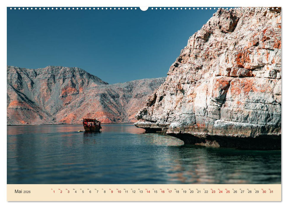 Musandam - Die omanische Exklave im geheimnisvollen Orient (CALVENDO Premium Wandkalender 2026)